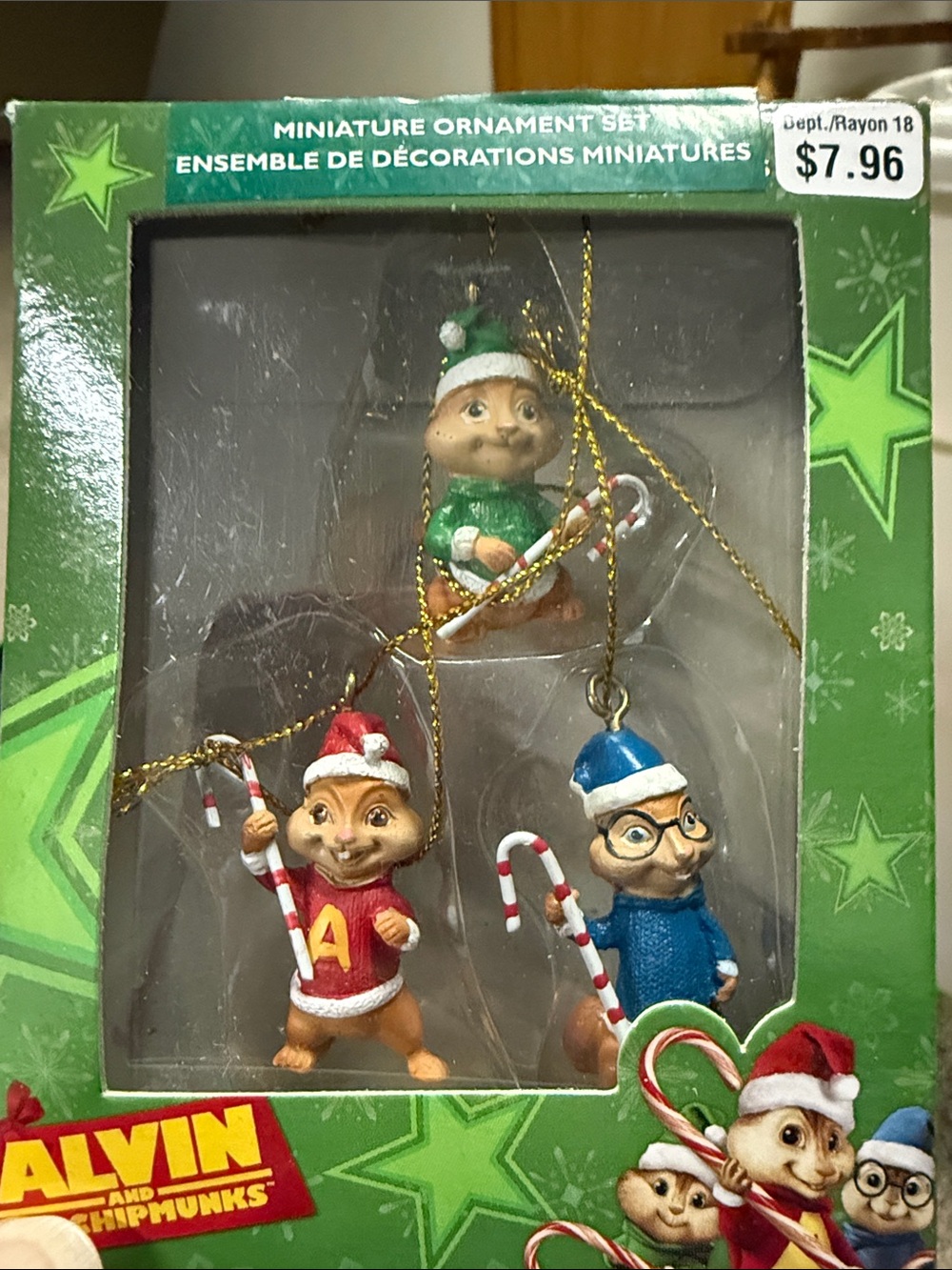 Alvin and the Chipmunks Mini Ornaments